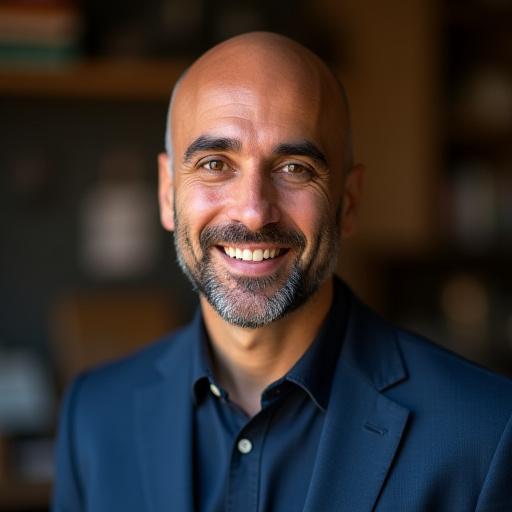 Ritratto di Alessandro Costa, fondatore di Echi Del Design. Sorride con sguardo esperto.